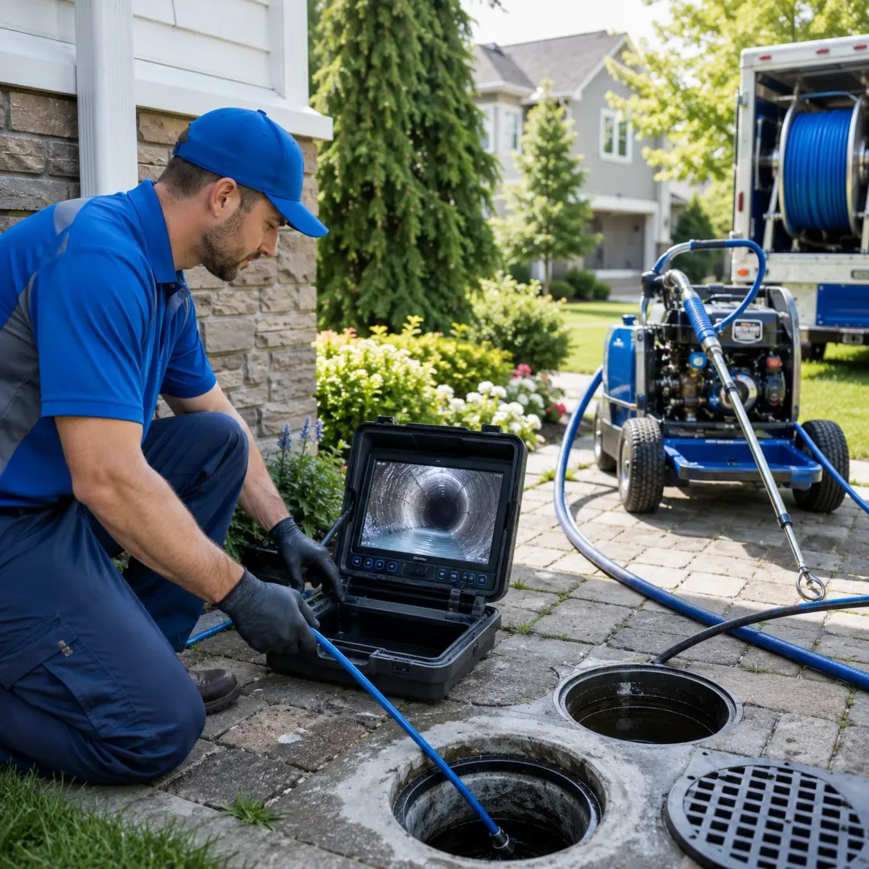 Outdoor drain cleaning professionals serving Oconomowoc, WI